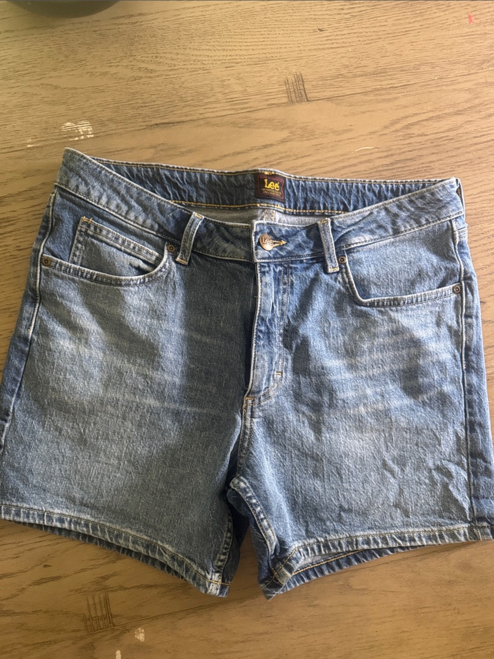Lee Women’s Light Blue Denim Jean Shorts